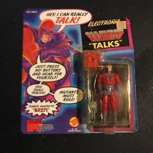 MARVEL VINTAGE TOYBIZ UNCANNY X-MEN MAGNETO ELECTRONIC TALKS MINORSHELFWEAR 1991